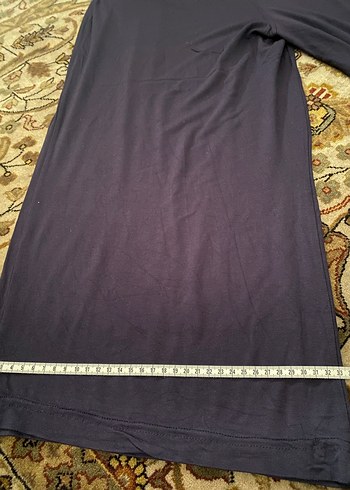 Kadın Mor Salaş Saten Kumaş Pantolon - Görsel 2