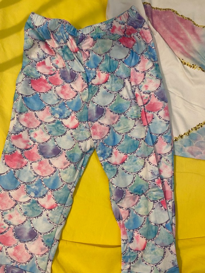 Bebek Kız Pastel Renkli Uzun Kollu Fırfırlı Takım - Görsel 2