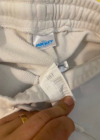 Beyaz Baskılı Kız Çocuk Rahat Eşofman - Görsel 2