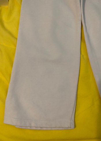 Beyaz Baskılı Kız Çocuk Rahat Eşofman - Görsel 4