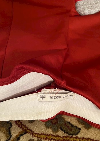 Renkli Dar Kesim Kadın Kumaş Pantolon - Görsel 5