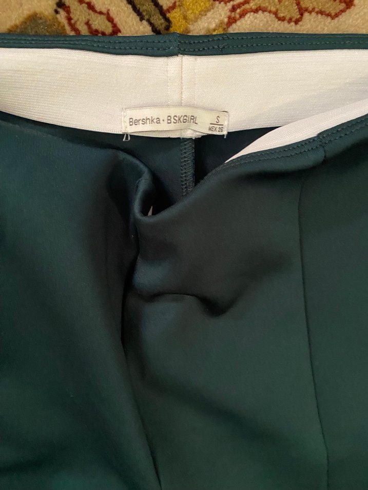 Renkli Dar Kesim Kadın Kumaş Pantolon - Görsel 4