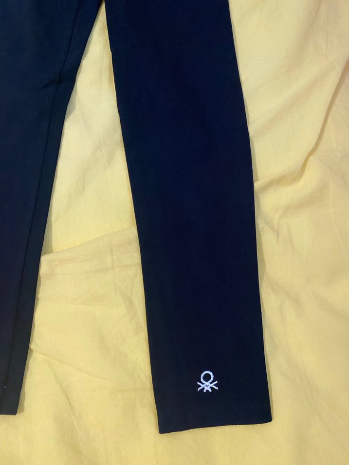 Kız Çocuk siyah Dar Kesim Tayt - Görsel 3