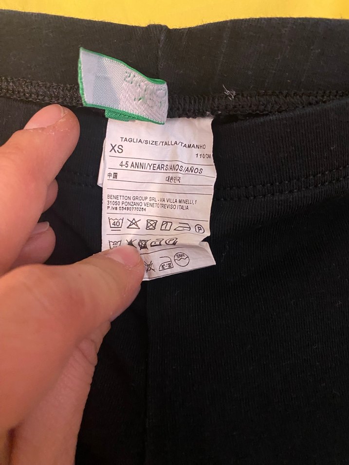 Kız Çocuk siyah Dar Kesim Tayt - Görsel 2