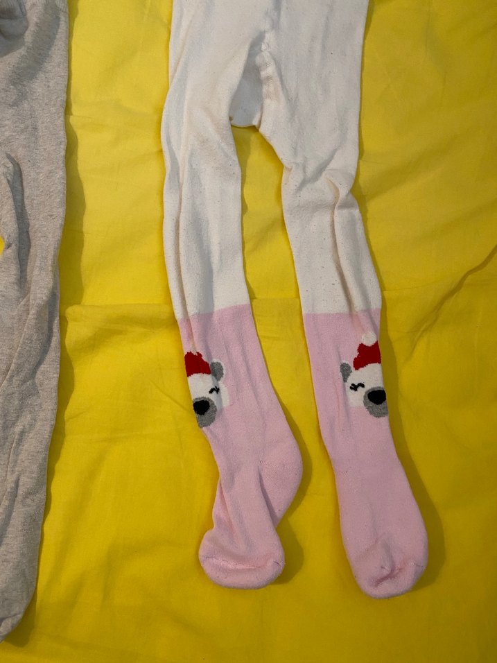 Gri Çocuk Külotlu Çorap corap set 5 yas - Görsel 3