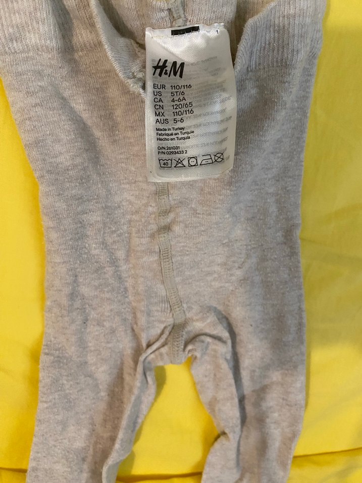 Gri Çocuk Külotlu Çorap corap set 5 yas - Görsel 2