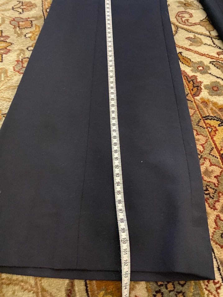 Kadın siyah Midi Kumaş Pantolon - Görsel 2