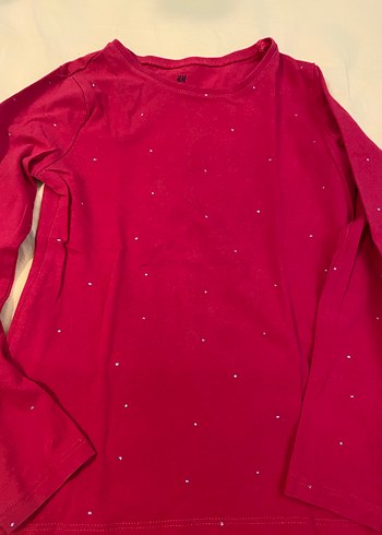 Bordo kirmizi 4-6 yas Uzun Kollu Bluz - Görsel 4