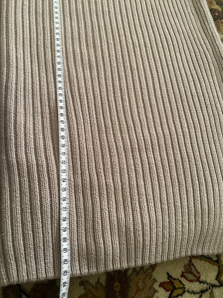 Bej Kolsuz Triko Kadın Kazak - Görsel 4