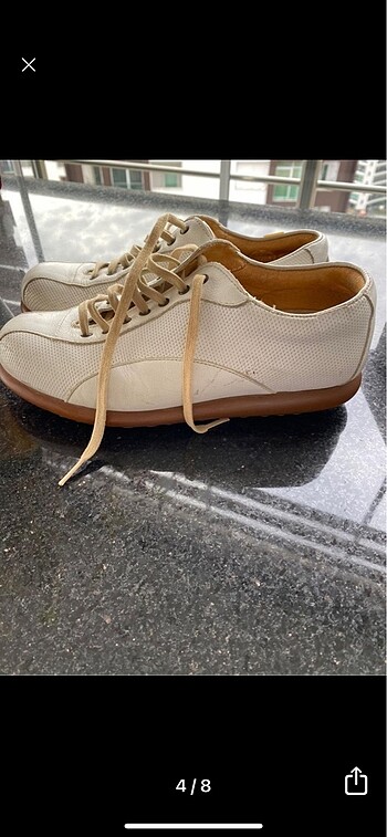 39 Beden beyaz Renk #camper #bej #sneakers #39 #sorunsuzdur
