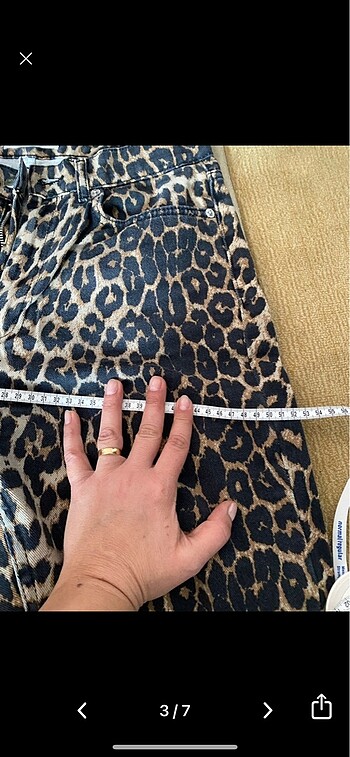 m Beden #mango #38 #leopar #temiz #yeni #sezon #