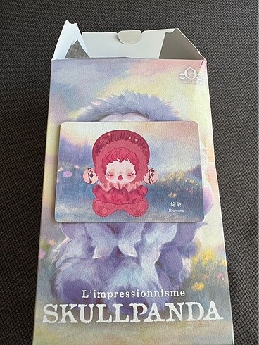 Skullpanda L?impressionnisme Blossom Anahtarlık