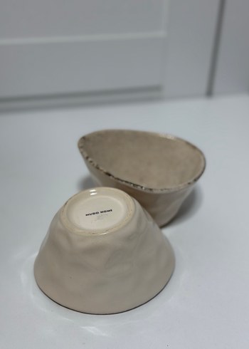 MUDO HOME Bej Bohem Seramik Kase Seti - Görsel 2