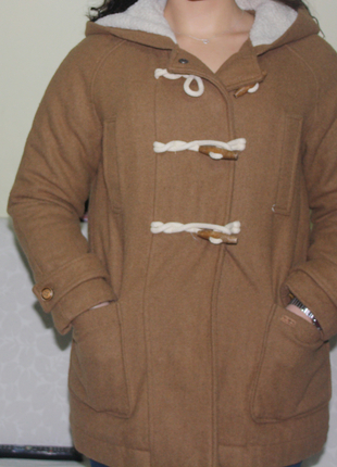 Pull and Bear kaşe mont 