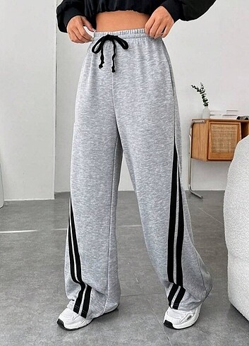 Çizgili jumpers eşofman altı 