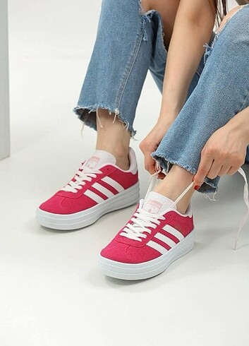 ADİDAS GAZELLE BLOD FUŞYA RENK İTHAL AYAKKABI
