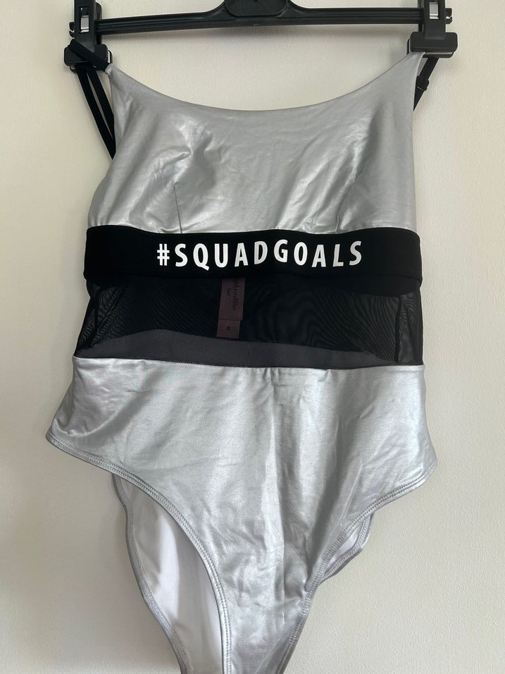 Tül detaylı Kadın Monokini - Görsel 4