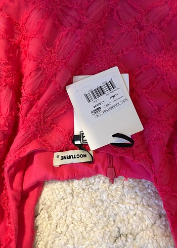 Dantel Detaylı Pembe Midi Bohem Elbise - Görsel 2