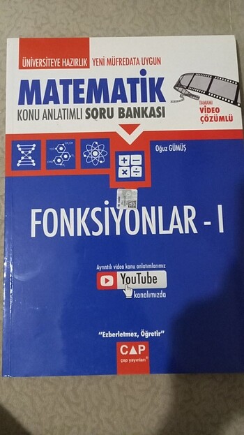 yks fonksiyonlar 1 matematik konu anlatımlı soru bankası çap 