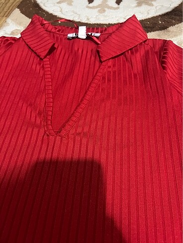 Zara kırmızı bluz