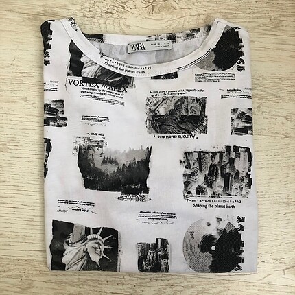 36 Beden Orjinal Zara Tshirt