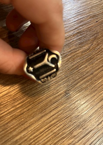 Siyah Erkek Biker  yüzük gümüş - Görsel 3