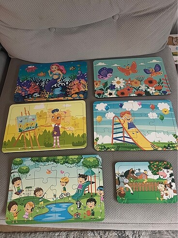 Ahşap puzzle 12li