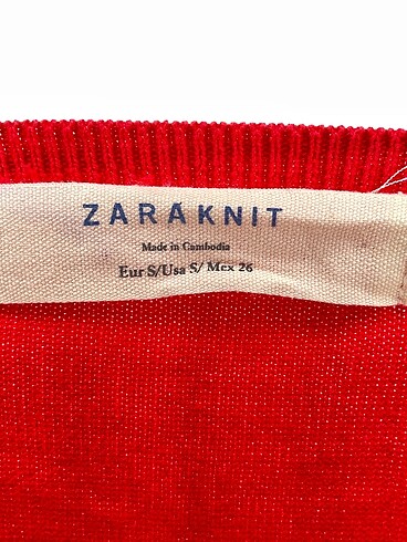 s Beden kırmızı Renk Zara Hırka %70 İndirimli.