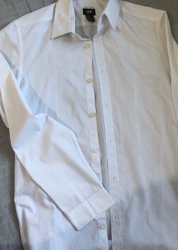 H&M Beyaz Klasik Gomlek
