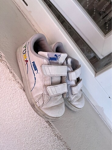 25 Beden beyaz Renk Puma çocuk sneaker