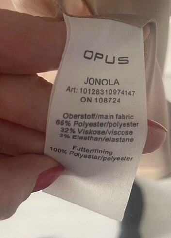 l Beden Opus marka blazer