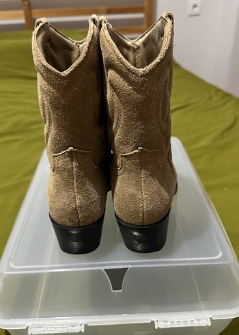 36 Beden camel Renk Stradivarius Süet Bot