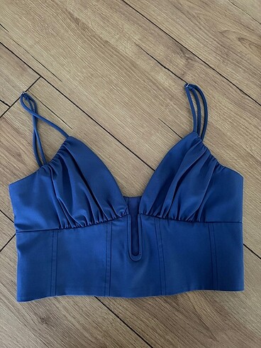 Zara Zara saks mavisi büstiyer