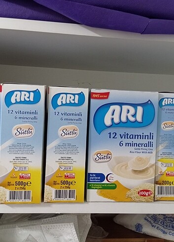Arı 12 vitaminli 6 mineralli mama