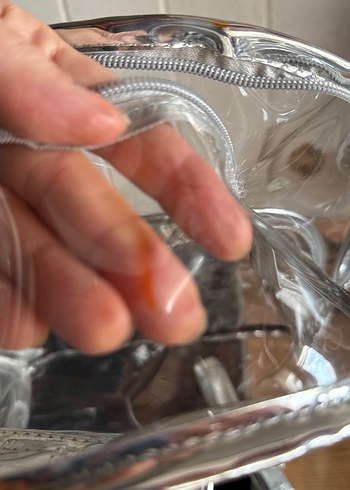 Şeffaf Fermuarlı Kadın Sırt Çantası 3 adet kesesi ile beraber - Görsel 10