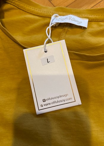 Elif Ulusoy Design hardal tişört - Görsel 3