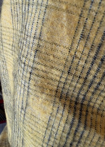 Sarı kadın oduncu gömlek - Görsel 5