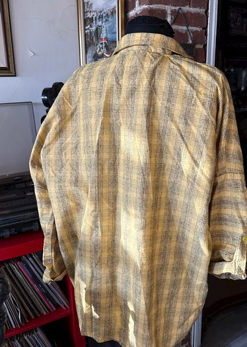 Sarı kadın oduncu gömlek - Görsel 2