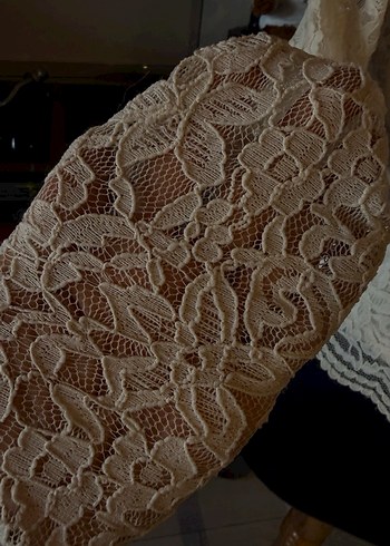 H&M Dantel Detaylı Uzun Kollu Bluz - Görsel 4