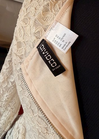 H&M Dantel Detaylı Uzun Kollu Bluz - Görsel 3