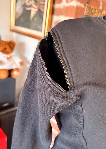 Polo garage Siyah Kadın Sweatshirt - Görsel 3