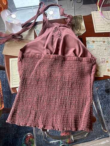 m Beden Bebe yüzde yüz ipek halter top