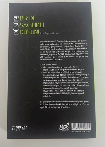 Düşün! Bir de Sağlıklı Düşün Kitabı