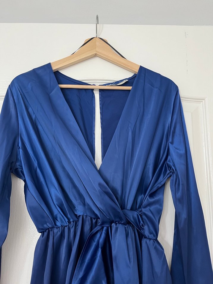 Saten Mavi Tulum - Görsel 3