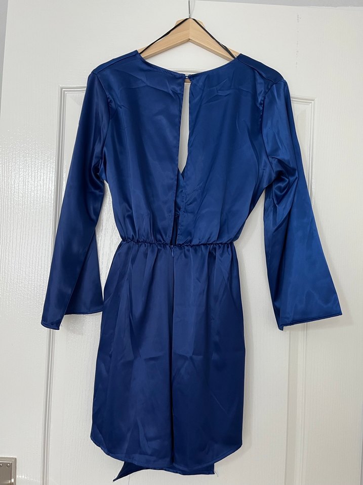 Saten Mavi Tulum - Görsel 5