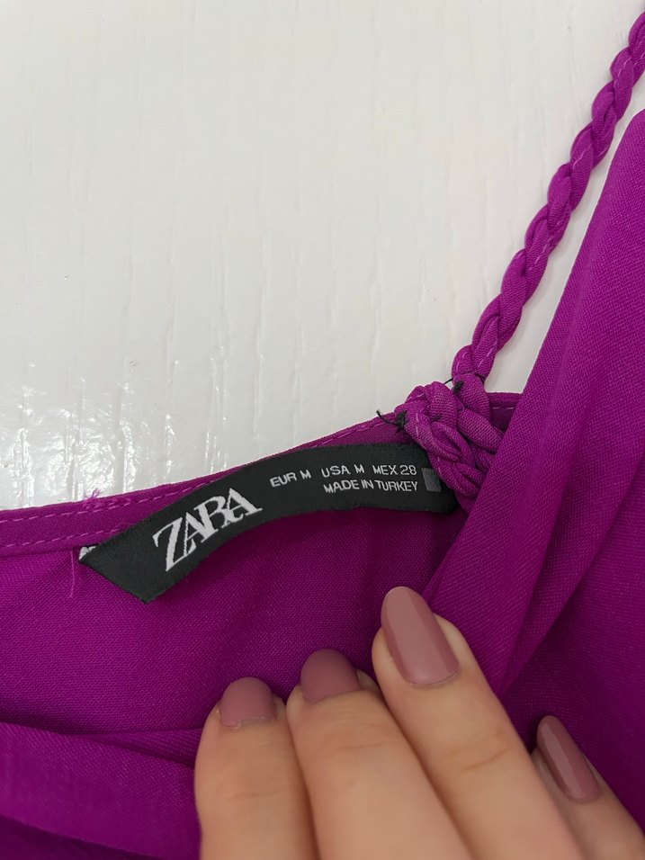 Mor Drapeli Zara Tulum - Görsel 4