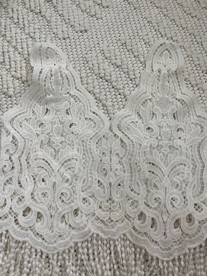 Zara püsküllü dantelli üst - Görsel 2