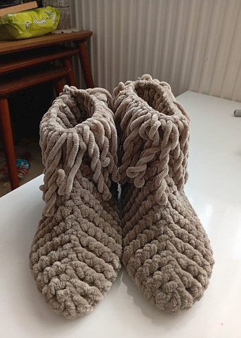 Bohem Örgü Sıcak Ev Terliği
istenilen renk ve numara yapilir. - Görsel 4