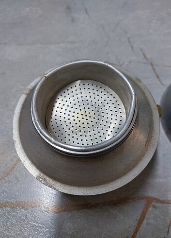 Beden gri Renk Antika Alessi İtalyan 1995 Moka Pot