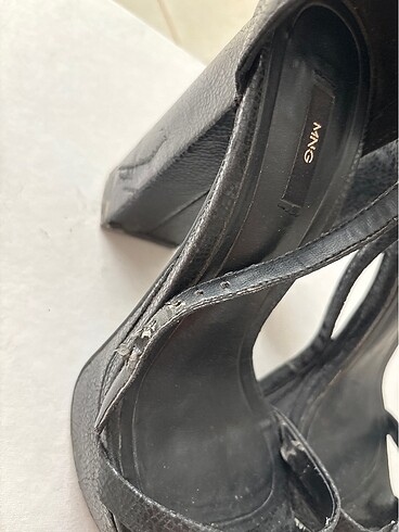 Mango kalın topuklu - Görsel 6